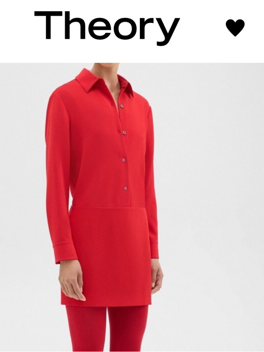 THEORY Slice Mini Skirt in Admiral Crepe NWT